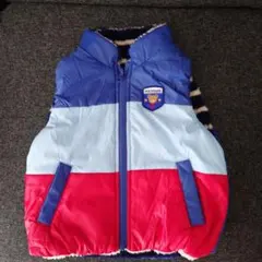 ミキハウス ダウンベスト 100cm リバーシブル