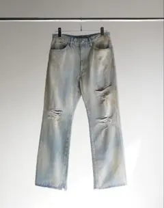 ANCElLM CRASH SELVEDGE SHOECUT 5P DENIM