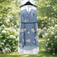 Chesty(チェスティ)Vネックワンピ ース新品未使用品 タグ付き