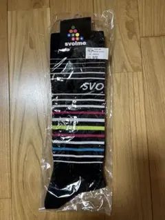 SVOLME ジャガードボーダーソックス 22-24cm 新品・未使用のサムネイル