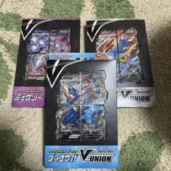 スペシャルカードセット ミュウツーVUNION & ザシアンVUNIONセット スペシャルカードセット ミュウツーV-UNION、スペシャルカードセット