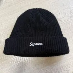 Supreme ニット帽 ブラック ビーニー