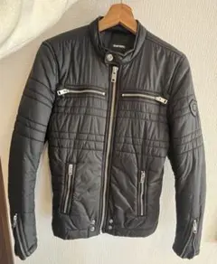 ソウ　DIESEL ブラック ナイロンジャケット DIESEL ディーゼル ナイロンジャケット ブラック Sサイズ ブラック