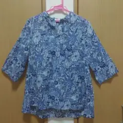 美品・近年のお品★HANAE MORI ハナエ モリ花柄 ブラウス 38