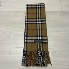 BURBERRY マフラー ベージュ　ラムウール　約30cm×約170cm