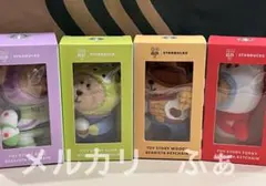韓国限定 スターバックス トイストーリー ベアリスタ キーチェーン 4つ