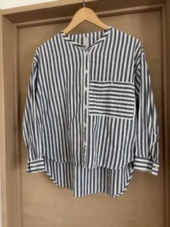 大きいサイズ13号アンタイトルブラウスシャツ42 ストライプXL3XL 