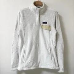 か*こ様 【値下げ中】patagoniaパタゴニア スナップT フリース 白 ポ 