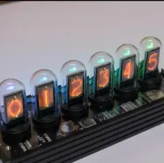 ギ*オ様 ニキシー管風デジタル時計 Elekstube IPS - メルカリ