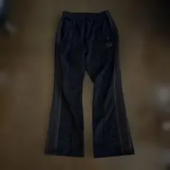 Needles フェイクレザー トラックパンツ XS ブラック 値下げ交渉可