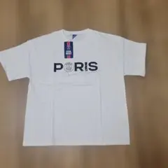【L】PARIS SAINT-GERMAIN Tシャツ ホワイト ロゴ