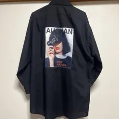 AUCHAN グラフィックバックプリント 長袖シャツ XL