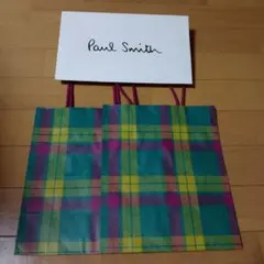 ポール・スミス紙袋　伊勢丹トート紙袋2枚組