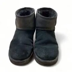 UGG ムートンブーツ ブラック 23cm クラシックショート系 レディース