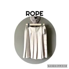 未使用タグ付　ROPE ロペ プリーツスカート くるみボタン7号のサムネイル