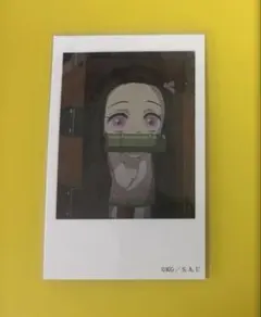 鬼滅の刃 刀鍛冶の郷編 絵巻 チェキ風ブロマイド 竈門禰豆子 箔押し