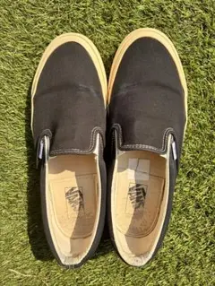 激レア 製造販売停止！ Vans Vault ブラック スリッポン ボルト