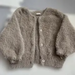 petit main グレー カーディガン S