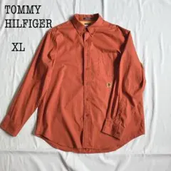 TOMMY HILFIGER 長袖シャツ ボタンダウンシャツ XL オレンジのサムネイル