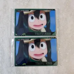 ヒロアカ　ウエハース4 蛙吹梅雨2枚セット　キャラクターカード