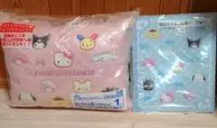 【新品】サンリオ当たりくじ　ラストワン　アップリケクッション約40cm　おまけ付