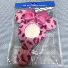 新品　ディズニー　ミニー ミラー　ヒョウ柄　ピンク