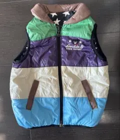 double.B リバーシブル　ダウンベスト 110