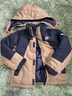 CAMP7 フード付きダウンジャケット 140サイズ