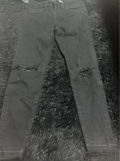 AZUL by moussy ブラックデニムパンツ S