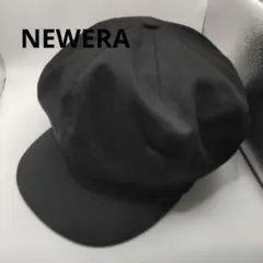 ◆1605 NEWERA　キャスケット　ブラック　帽子