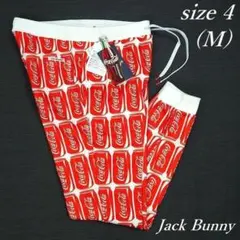 新品 ジャックバニー コカ・コーラ 総柄 ジョガーパンツ サイズ4(M)