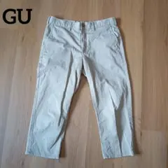 GU ベージュ チノパン ハーフパンツ M