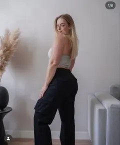 Fitjeans カーゴパンツ ブラック