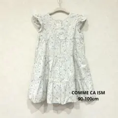 【美品】コムサイズム　小花柄ワンピース　90-100cmのサムネイル