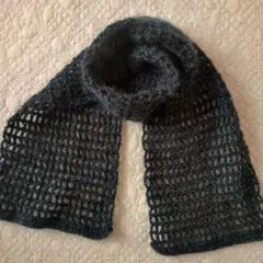 長編み編み マフラー