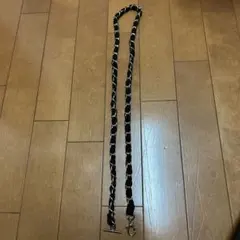 ショルダーバッグ用 チェーンストラップ ブラック×ゴールドのサムネイル