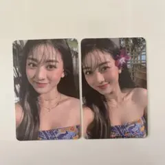 TWICE ジヒョtaste of love トレカ2枚