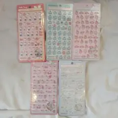 ボンボンドロップシール ミニ　サンリオ　正規品5シートセット
