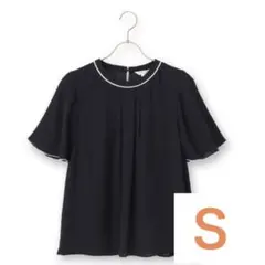 クルーネック ブラウス 半袖のサムネイル