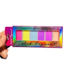 ✨新品✨固形 水彩パレット 6色 ネイル ニュアンスネイル 固形顔料 オーロラ