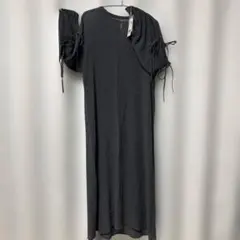 新品　LOWRYS FARM 袖スリットリボンワンピース