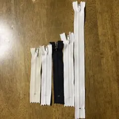 多色サイズ違いファスナーセット