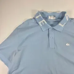 LACOSTE ラコステ ポロシャツ 水色 3XL スリムフィット