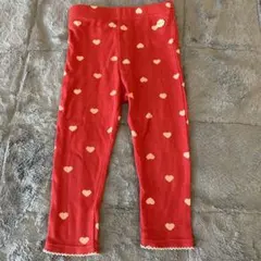 フタフタ　ハートレギンス90 クリスマスコーデにも