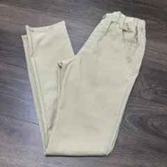 *150㎝*BREEZE ストレッチ スキニーパンツ カーキ