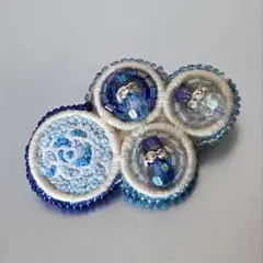 ビーズ刺繍ブローチ ブローチ