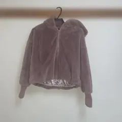 フード付きファーコートのサムネイル