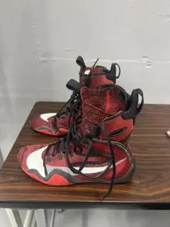 ナイキ ボクシングシューズ ハイパーKO2 赤 27cm／HyperKO NIKE(ナイキ) ボクシングシューズ ハイパーKO/レッド×ホワイト | Pay ID