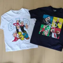 GAP x POPEYE Tシャツ 2枚セット XL