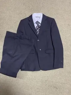 スーツ 卒業式 フォーマル 150 4点セット キッズ ネイビー